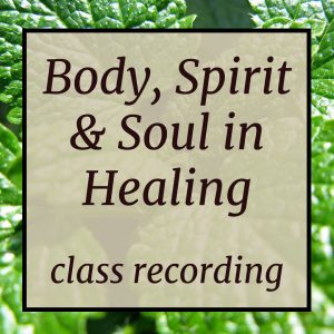 Body, Spirit & Soul in Healing